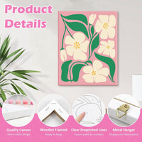 goldentime 3 Pack Kids Paint by Numbers Kit - Modern floval - image 3