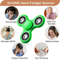 SCIONE Fidget Spinner Toy 1 Pack - Green - image 4