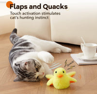 Potaroma Cat Toys Rechargeable Flapping Bird Sparrow - 4.0 inches / Duck - image 2