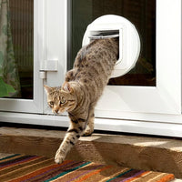 White SureFlap Sure Petcare microchip cat flap with selective entry - view 2