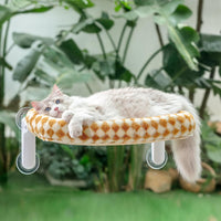 Sunhoo Foldable Cat Window Perch - Brown / 23.62"L x 11.8"W x 9.45"TH
