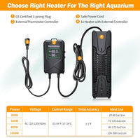 Submersible Aquarium Heater - 300W for 20-80 Gallon - image 4