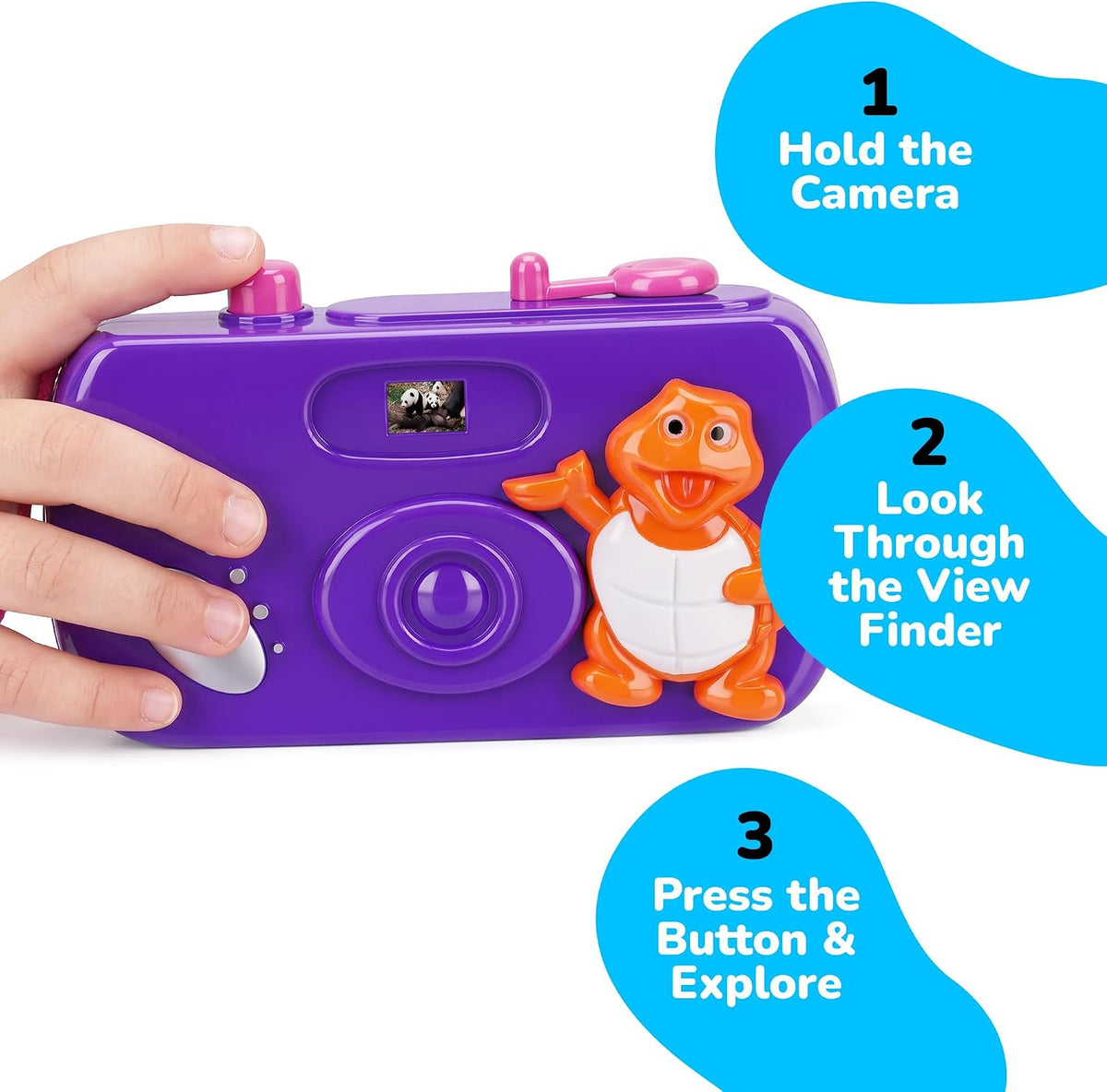 ArtCreativity Kids Camera Toy Set with Images in Viewfinder Pretend - image 4