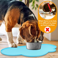 Silicone Pet Placemat for Dogs and Cats - 23.4"L x 15.7"W / Sky Blue - image 3