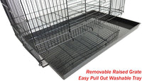 3-Levels Portable Rat Sugar Glider Mouse Small Animal Critter Metal - Black / Small - image 4