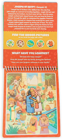 Water Reveal Coloring Scripture Book for Kids. – Fun for Kids & Family - Aqua Brush Old Testament #2 - image 3