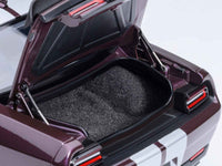2022 Dodge Challenger SRT Jailbreak Hellraisin Purple with White Stripes 1/18 Model Car by Autoart