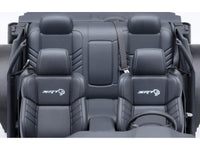 2022 Dodge Challenger SRT Jailbreak Indigo Blue Metallic with Carbon Stripes 1/18 Model Car by Autoart