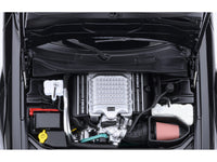 2023 Dodge Challenger SRT Super Stock Pitch Black with Red Interior 1/18 Model Car by Autoart