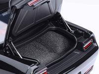 2023 Dodge Challenger SRT Super Stock Pitch Black with Red Interior 1/18 Model Car by Autoart