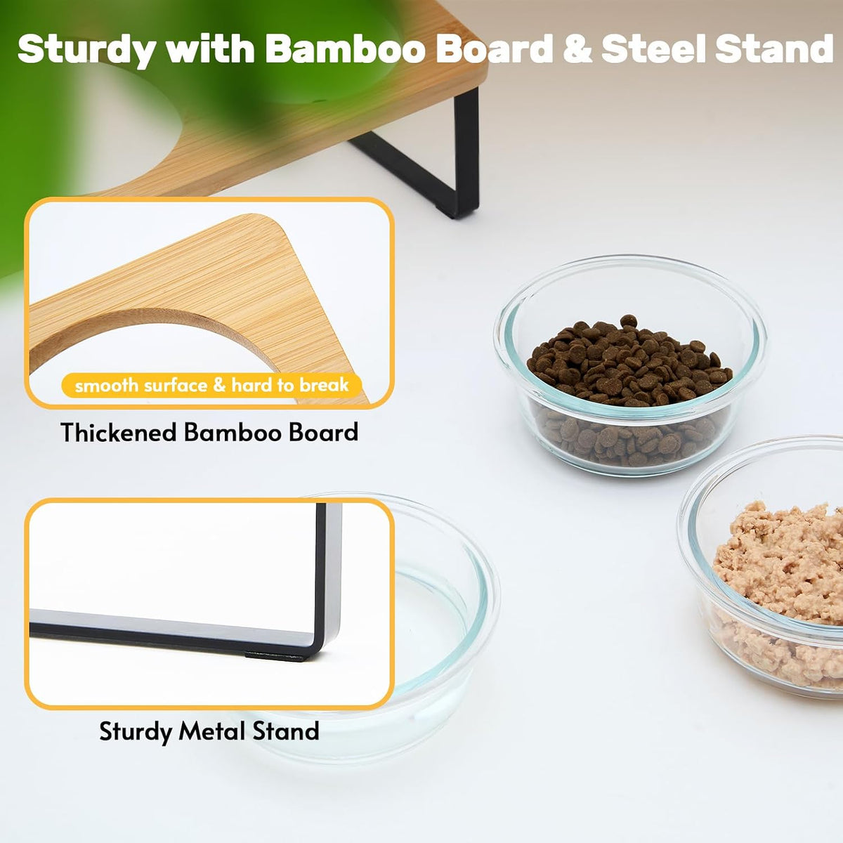 Elevated Cat Bowls, 15° Tilted Cat Food Bowl – Essentials for Cats - image 3