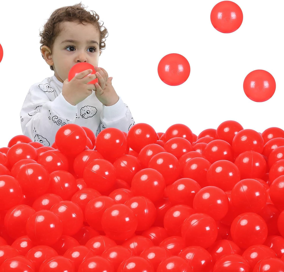 STARBOLO 2.2 inch crush proof ball pit balls in macaron colors with storage bag - view 2