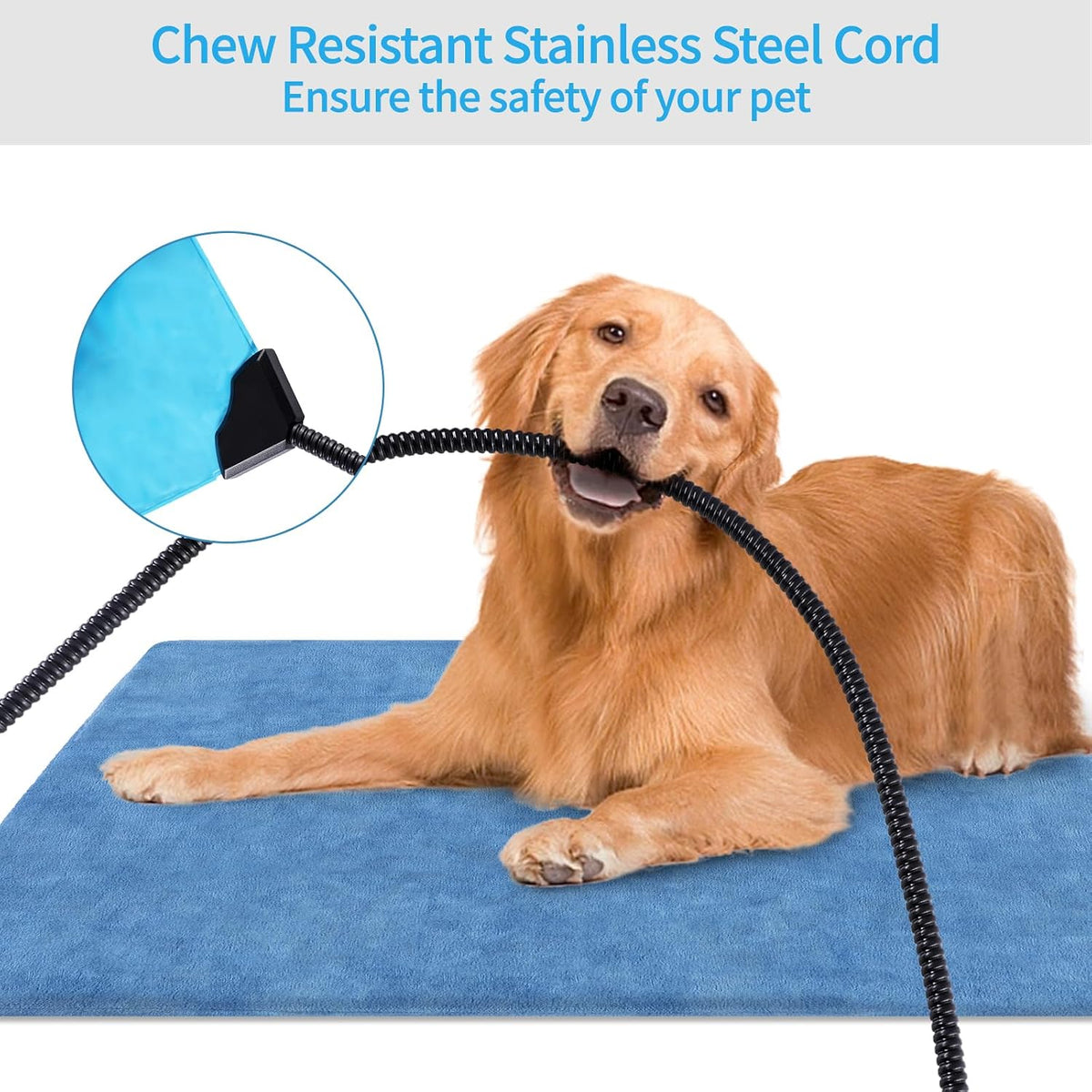 Outdoor Pet Heating Pad for Dogs - L: 23.6"x35.4" - image 2