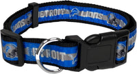 NFL Vikings Dog & Cat Collar - Detroit Lions / Large