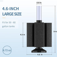 Pawfly Aquarium Sponge Filter - Up to 60 Gal - image 3