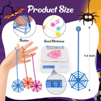 30 Pcs Sticky Spider Web Sticky Hands for Kids Bulk Halloween Party - Spider Web - image 3