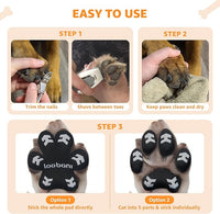 Loobani Paw Pads for Dogs Traction: Anti Slip Dog Paw Grippers for Senior Dogs Walking on Hardwood Slippery Floors - Dog Paw Protector Stickers for Prevent Licking & Wound Care, Easy Using