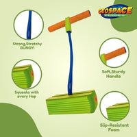 Jumparoo Deluxe Bungee Boing Foam Bouncing Toy, The Squeakiest - Green - image 2