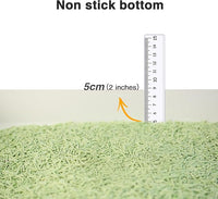 Cat Litter 24LB/4 Packs Dust-Free Clumping Tofu Cat Litter Quickly Absorb Odors Toilet Can Flush Into The Toilet Pure Natural tofu cat Litter (Green Tea)