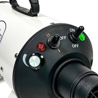 Flying Pig High Velocity Dog Pet Grooming Dryer w/Heater (Flying One, White w/Purple Logo)