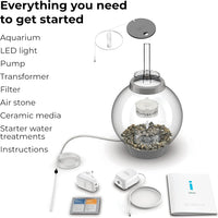 biOrb Classic 15 Acrylic 4-Gallon Aquarium with White LED Lights - LED Lighting / Silver / 4 Gallon - image 3