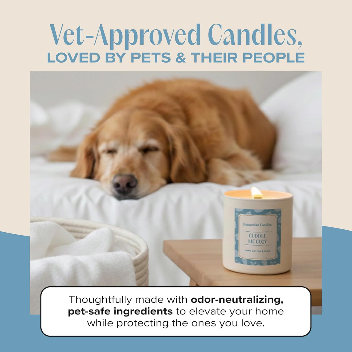 Nostalgia Pet-Friendly Scented Candle - Cuddle Me Cozy - 11.8oz / Cuddle Me Cozy - image 2