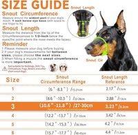 Dog Muzzle – Lightweight Breathable Basket Muzzle, Anti-Biting & Chewing, Adjustable Fit for Small, Medium & Large Dogs(Size 3)