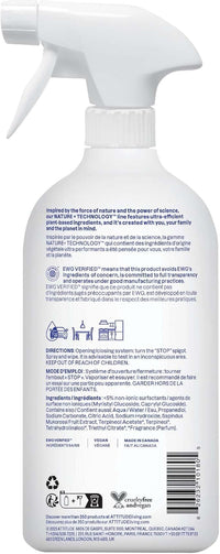 ATTITUDE All Purpose Cleaner Spray, EWG Verified, Vegan, Made with 94% Plant-Based Ingredients, Streak-Free for Kitchen, Bathroom, Glass & More, Citrus Zest, 27.1 Fl Oz (Pack of 3)