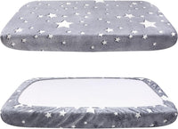 Dog Bed Covers Replacement Washable Elastic Edged 36" x 27" x 6" – Essentials for Dogs - Gray / 52.0"L x 28.0"W x 5.0"Th - image 4