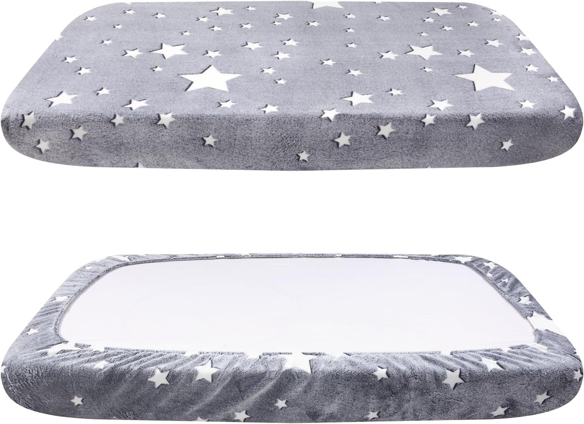 Dog Bed Covers Replacement Washable Elastic Edged 36" x 27" x 6" – Essentials for Dogs - Gray / 52.0"L x 28.0"W x 5.0"Th - image 4