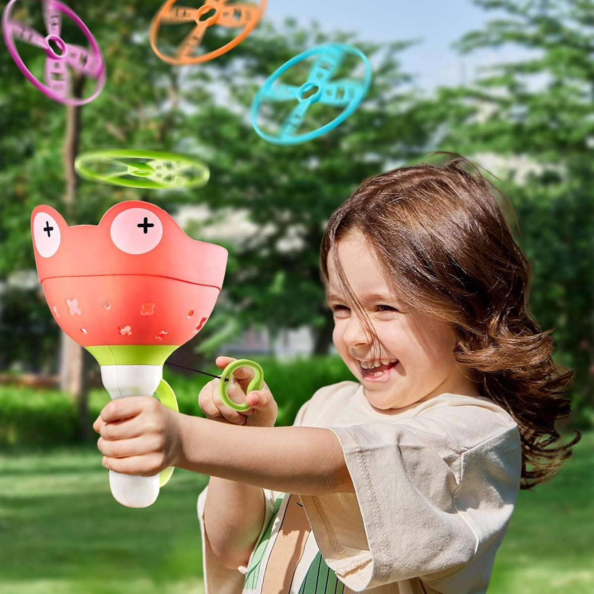 Outside Toys for Kids Ages 4-8 - Red+Yellow - image 3