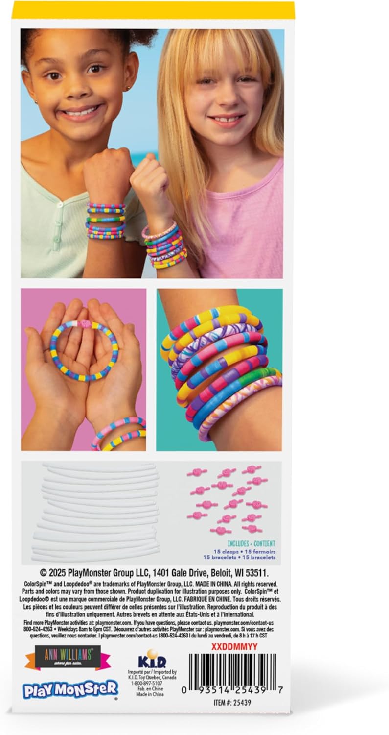 Loopdedoo DIY Friendship Bracelet Maker Kit - Colorspin Refill - image 2