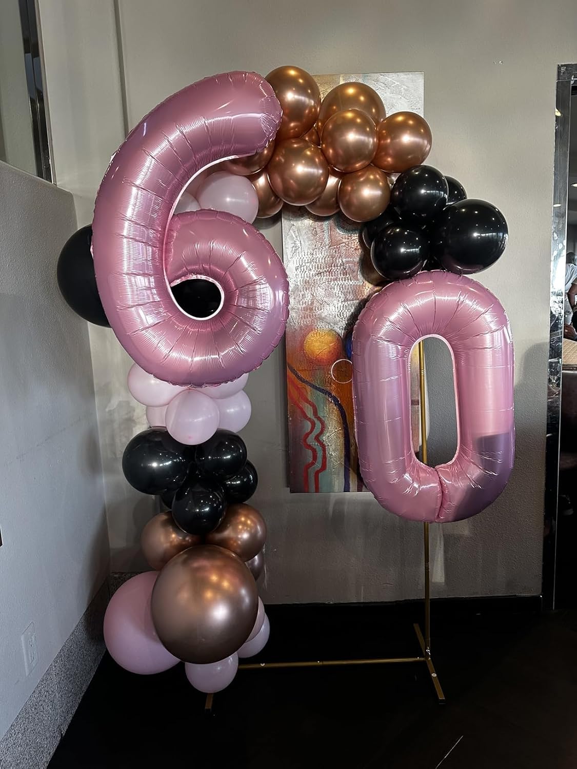Number Balloons Blue 7 Balloon Numbers 40 inch for 7th Birthday - Pearl Pink / Number 11 - image 4