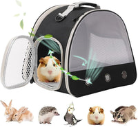 Guinea Pig Carrier Backpack - Black / Upgraded Mesh