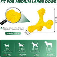 Dog Chew Toys for Aggressive Chewers Large Breed - Yellow - image 2