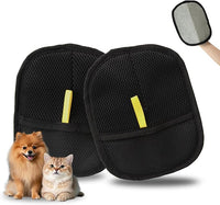Pet Hair Removal Glove for Cats & Dogs, Reusable Cat Dog Electrostatic Hair Remover, Efficient Grooming Gloves for Pet Hair, Pet Hair Removal Glove for Couch, Furniture, Carpet, Curtain (2 Pcs)