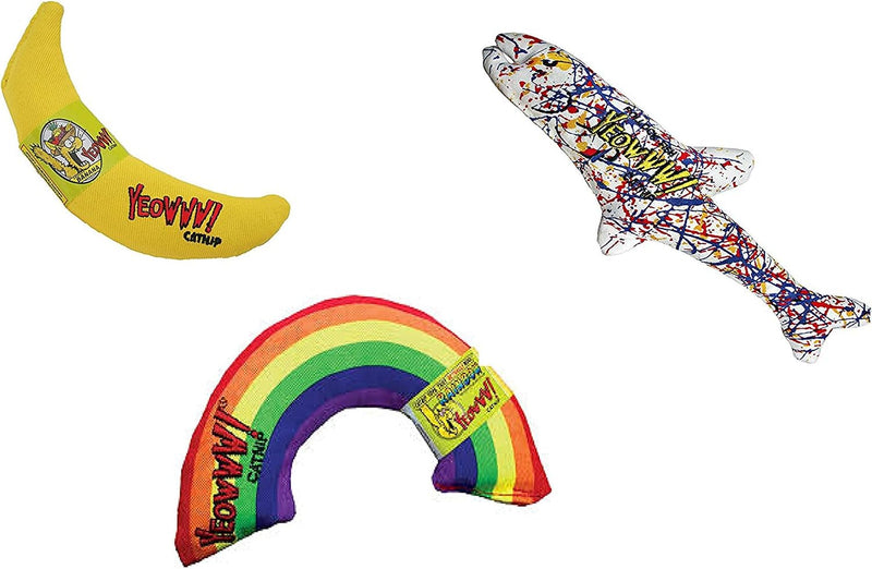Yeowww! 100% Organic Catnip Variety Pack of Rainbow