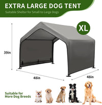 Summertrail Extra Large Dog House Outside - Gray Dog Tent (XLarge Size) - image 4