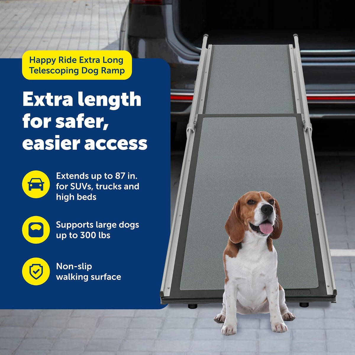 PetSafe Happy Ride Extra Long Telescoping Dog Ramp - X-Large - image 3
