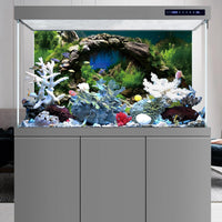 24x16 in Arch Stone Aquarium Backdrop Aquatic Plant Fish Tank - 72x16in/180x40cm - image 2