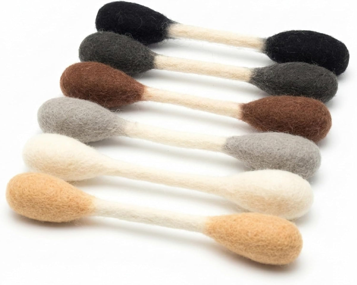 Glaciart One XXL Swabs Cat Toys with Catnip, 2 Pk - Earthtone Swabs / Regular