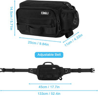 ETACCU Hands Free Dog Leash with Phone Pouch - 2 Dog Black - image 2