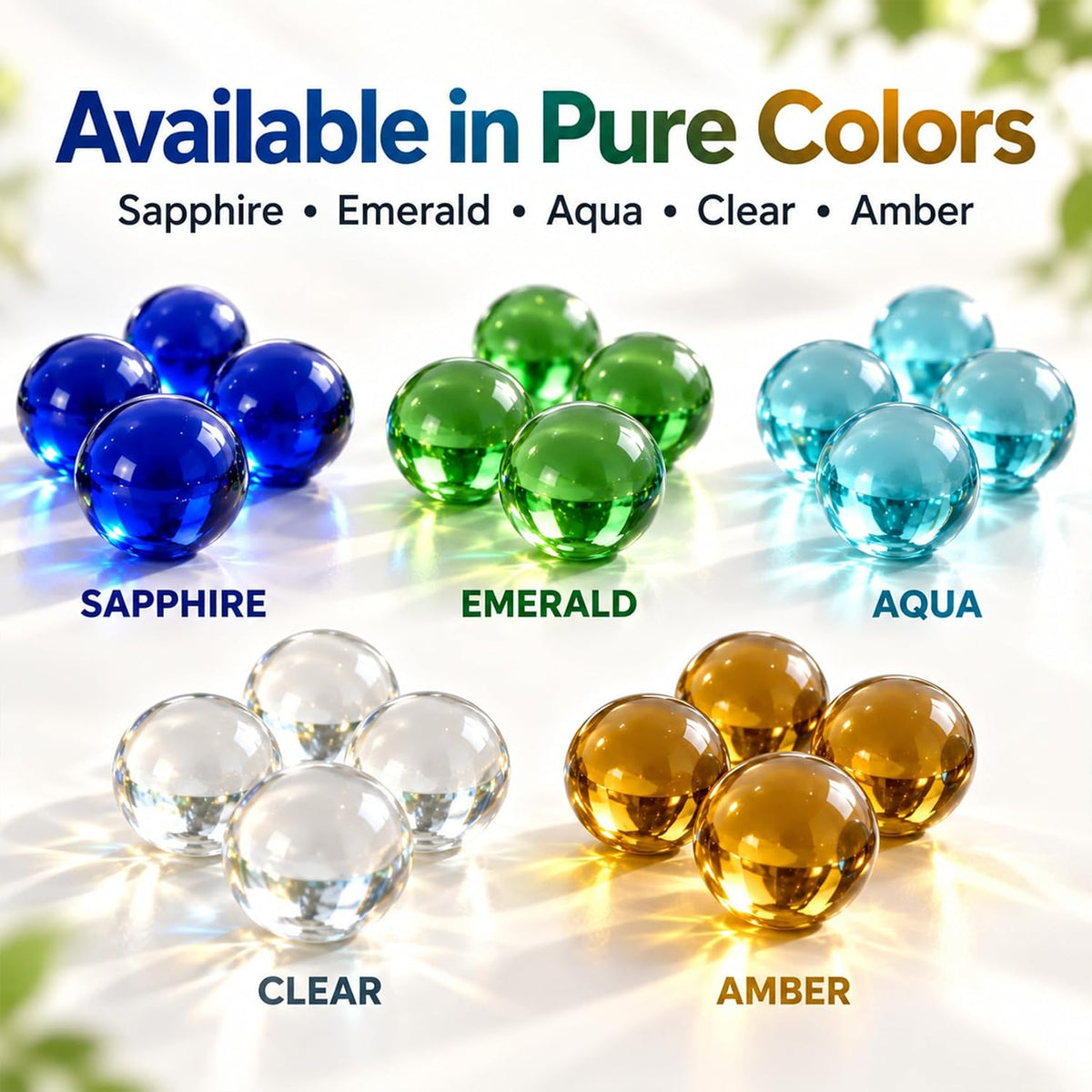 Sukh 78 Pcs Glass Marbles - 78 Pcs - 6 Colors - image 4