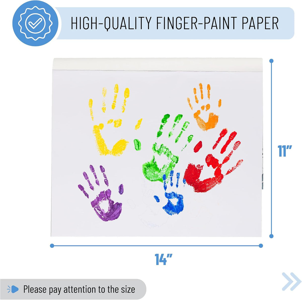 Mr. Pen, Finger Paint Paper Pad for Kids - image 3