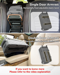 PETSFIT Center Console Dog Car Seat with Adjustable Seat-Rail Anchor - Grey / Small - image 4
