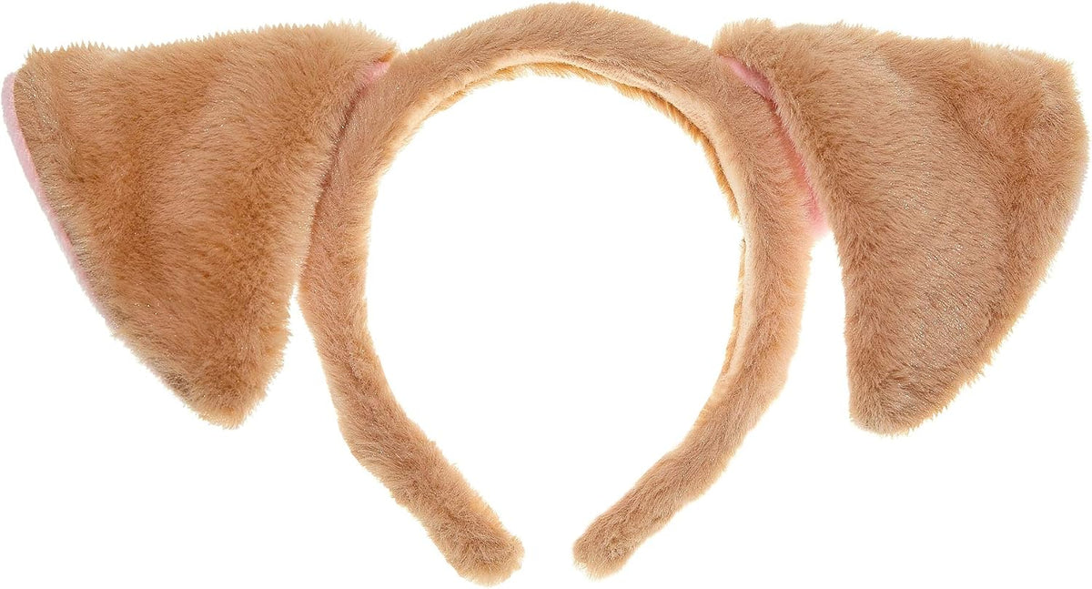 CHEU Puppy dog ears headband costume – Fun for Kids & Family - Brown