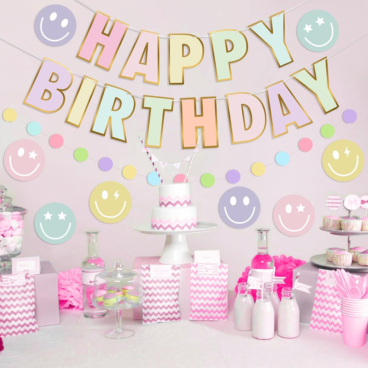 Halloween Birthday Banner - Macaron / Smile - image 4
