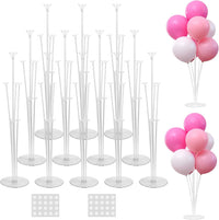 JOYYPOP 4 Sets Balloon Stand Kit For Table - 12 Pack Clear