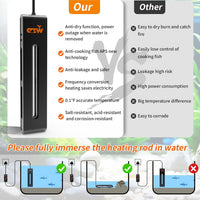 azw 800W Aquarium Heater for 110‑250 Gal - XS - image 2