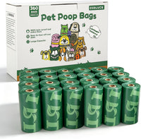 24Rolls 360 Dog Poop Bags, Leak Proof for Dog Walks Lavender